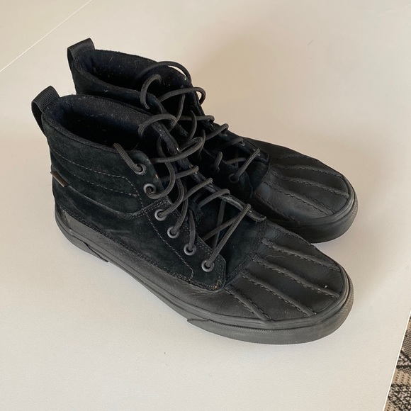 Vans Sk8 Hi Del Pato MTE Black - Picture 1 of 6
